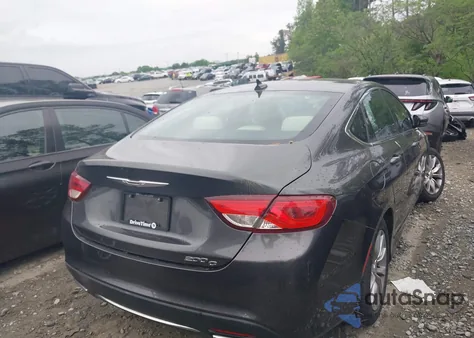 2015 Chrysler 200 C from USA, damaged, VIN 1C3CCCCG4FN510365